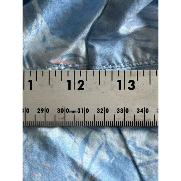 Columbia Washed Out Casual Printed Shorts Men's 40 8" Inseam Blue Tropical Beach - Picture 11 of 12